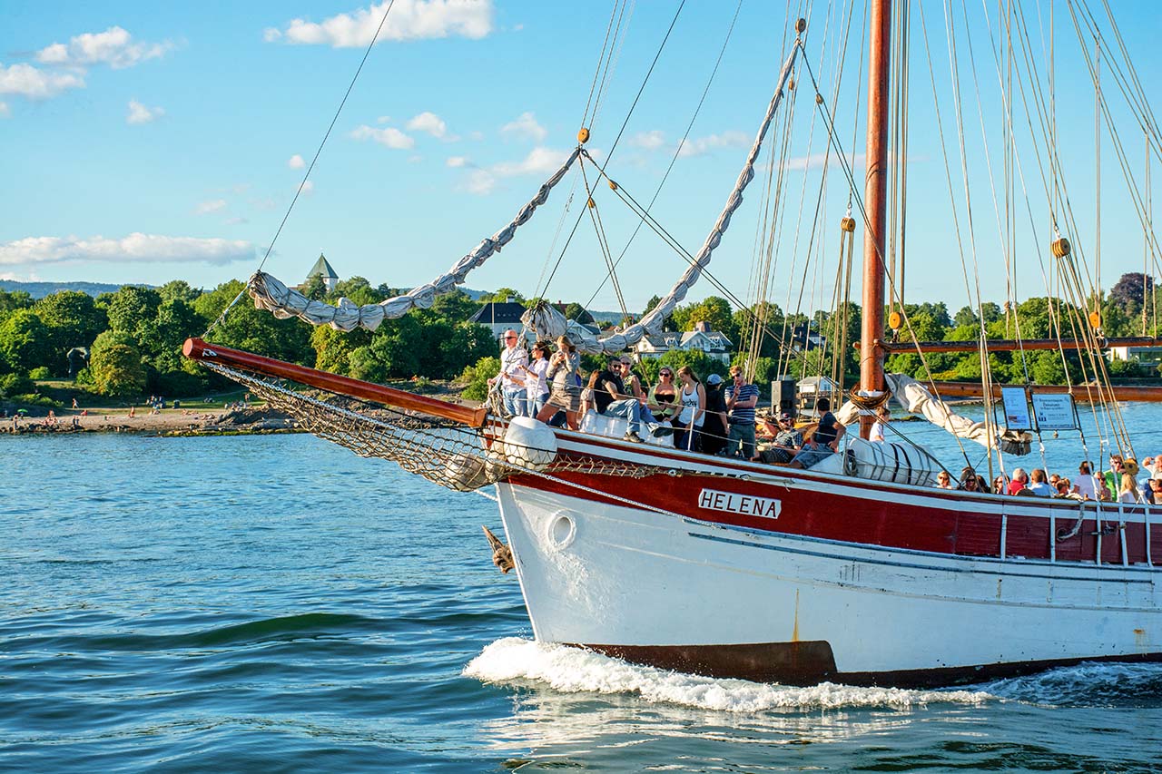 Oslo Fjordsightseeing på sommeren